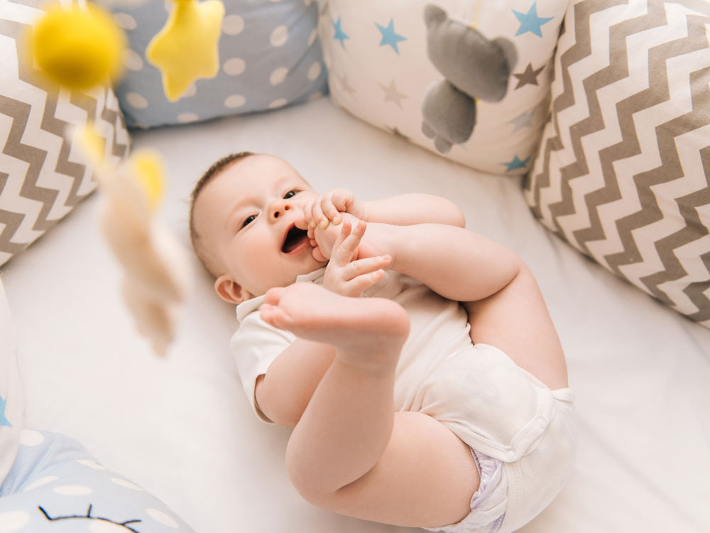 Conselhos para estimular o bebé aos 3 meses