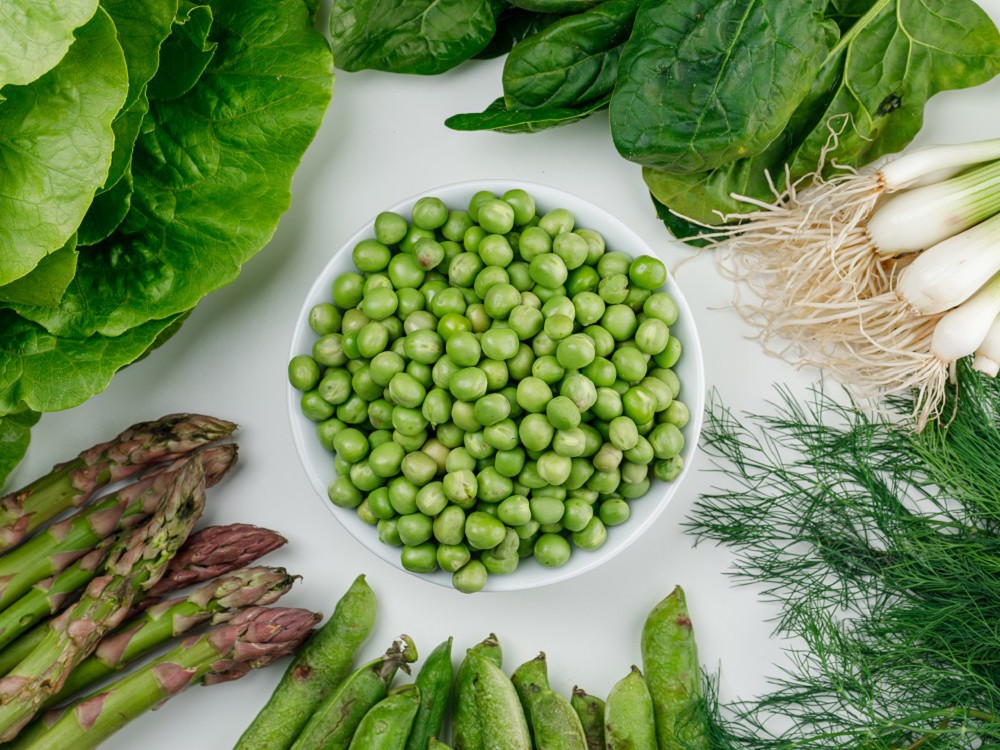 A qué edad dar guisantes al bebé