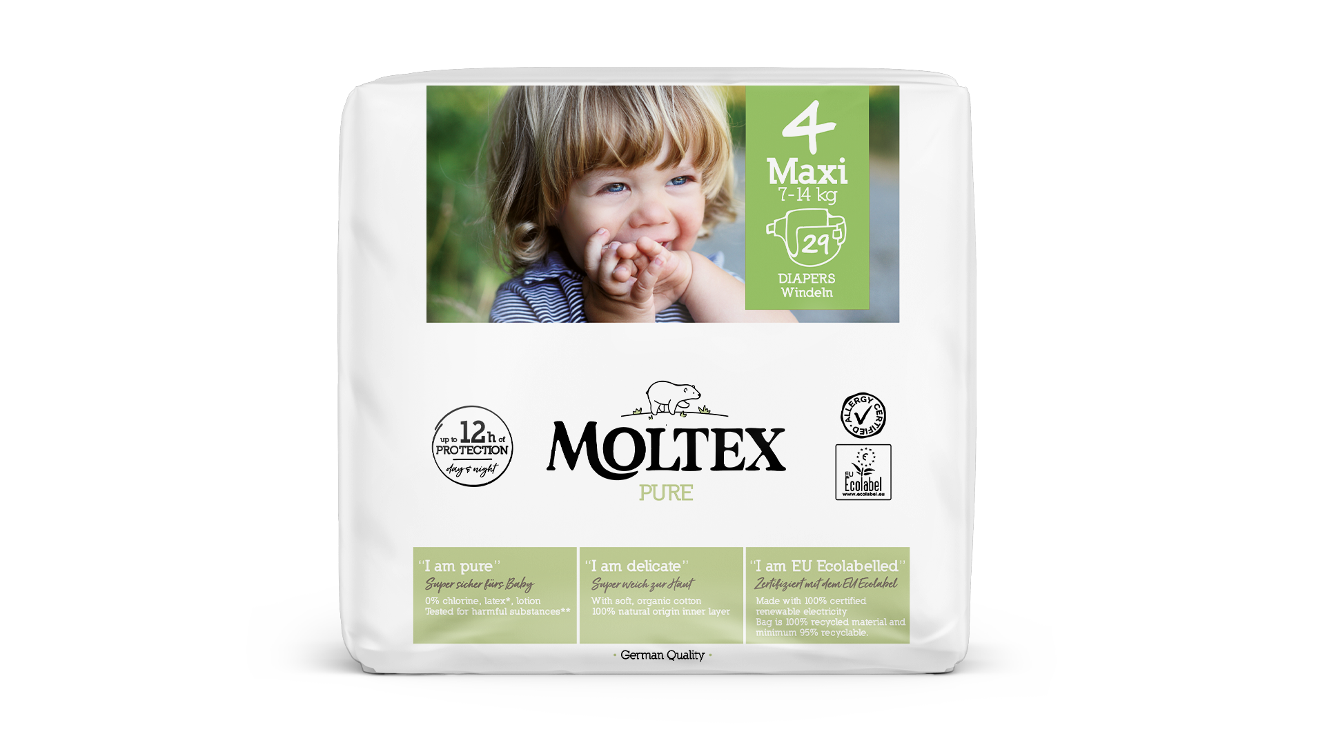 Picture of diapers packaging